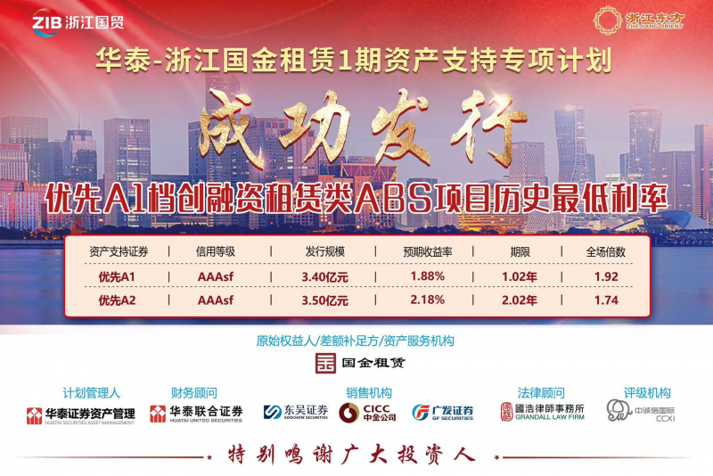 創同類產(chan) 品曆史新低！betway综合在线旗下國金租賃ABS成功發行.jpg